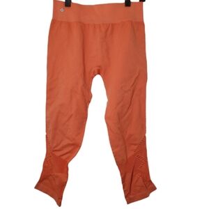 NUX Orange Active Leggings‎ Yoga Tights - Made In USA